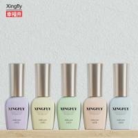 15 ml de vernis à ongles en gel bouteille de verre conception personnalisée vide pour vernis à ongles avec bouchon et pinceau