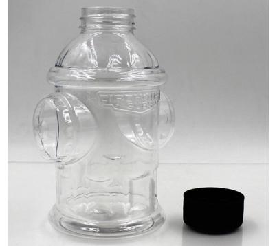 das garrafas de água transparentes do exercício do ANIMAL DE ESTIMAÇÃO 300ml o galo original do fogo deu forma à garrafa líquida da água plástica