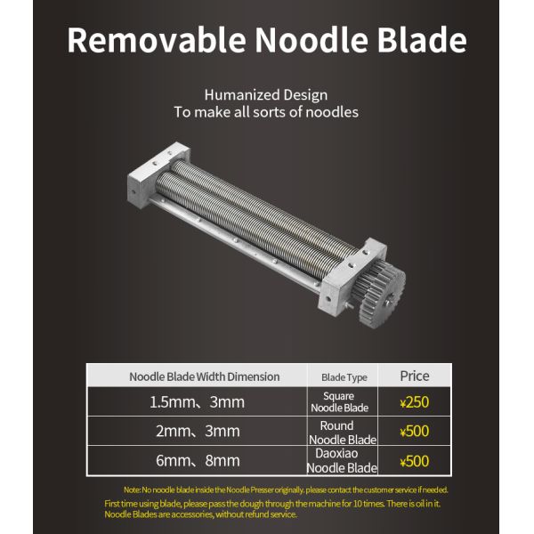 электрическая лапша 40kg делая машиной коммерчески 2.2kw 69r/min