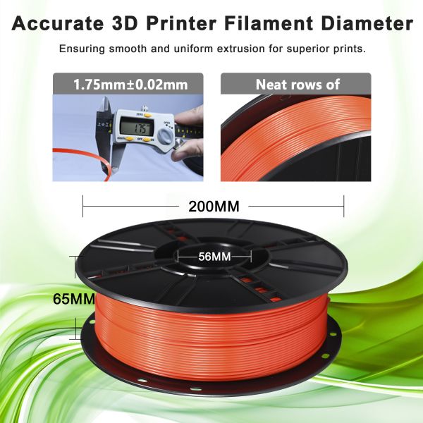 Филамент 3D-печати Китайский красный PLA+3D-принтер Прочность филамента увеличена 1,75 мм