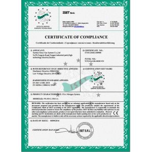 Joshining Energy & Technology (Suzhou) Co., Ltd. Certifications