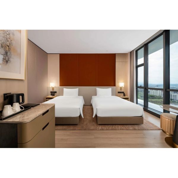 ISO9001 Modern Style Furniture set for Four Star Hotel  Bedroom