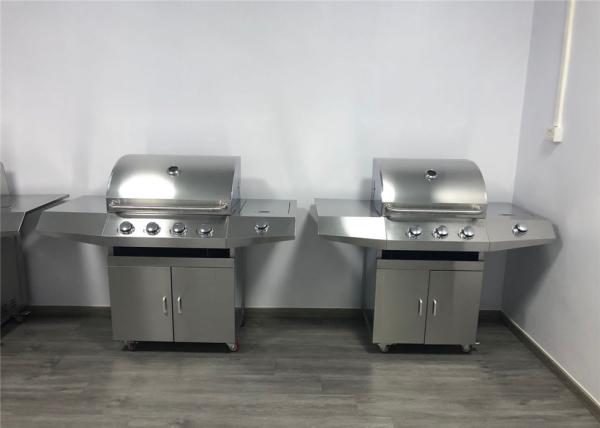 Factory directly sale 6 Burners cooking grates Gas BBQ Grill with grease tray