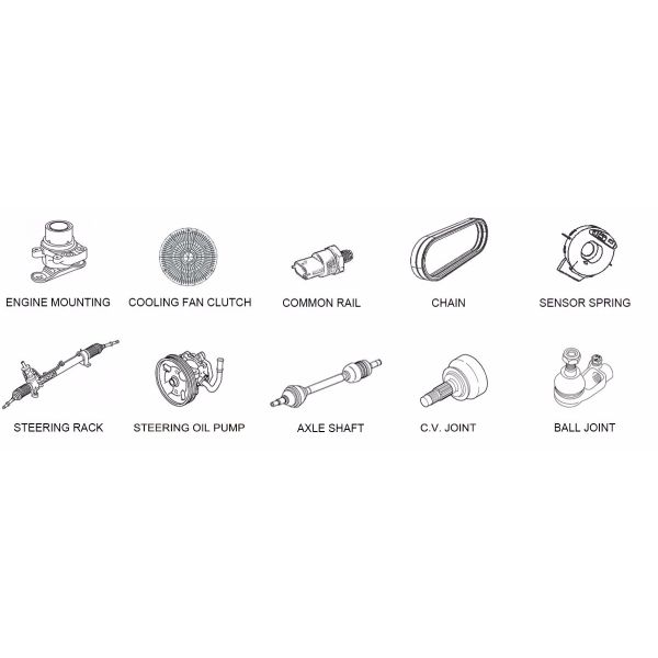 Автомобильный шкив Tensioner пояса запасных частей MN149179 для OUTLANDER Мицубиси