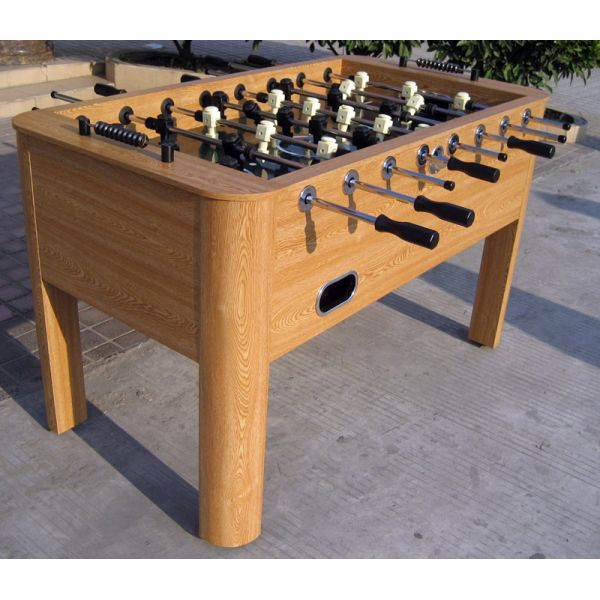 Wooden Soccer Game Table PVC Lamination Steel Rod Robot Player For Club