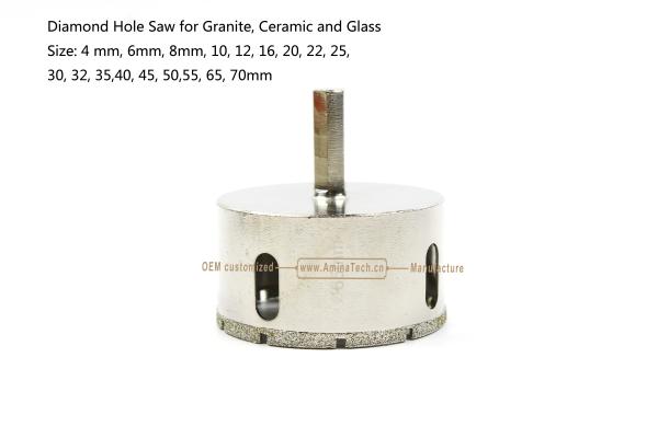 Diamond Hole Saw for Granite, glass and granite hole,Power Tools,Drill