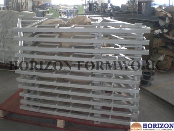 Steel Swim Platform Mounting Brackets With Wall Formwork Panel For Safety Protection
