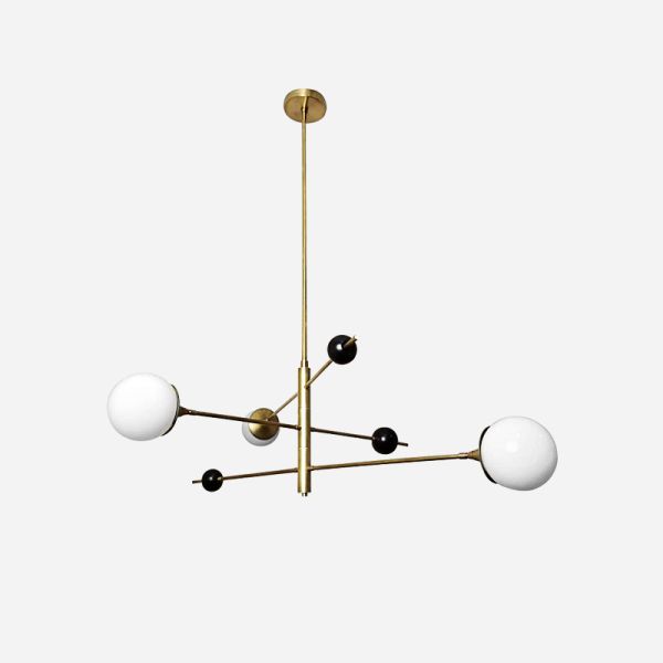 Nordic restaurant personality designer creative simple bedroom Orbital 3-Tier Chandelier(WH-MI-198)