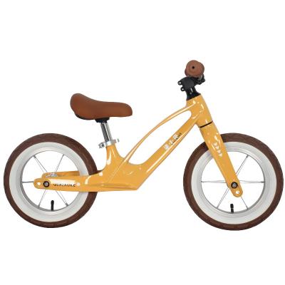 Ligação de magnésio 12 polegadas 2 rodas crianças Balance Bike bicicleta de treino Sem pedais