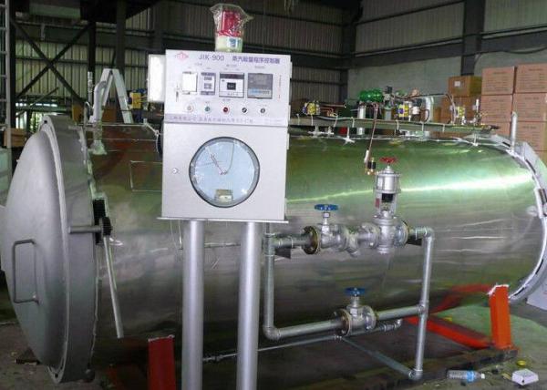 Hot Water Circulation Food Sterilization Equipment SUS304 Stainless Steel
