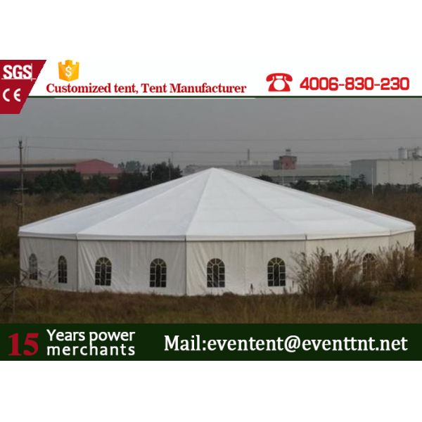 Outdoor Pop Up Shelter Tent Double PVC Coated Polyster Fabric With Kitchen
