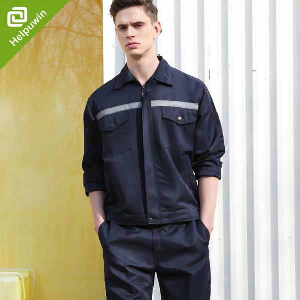 Custom Industrial Worker Uniform Gas Station Workwear Overalls