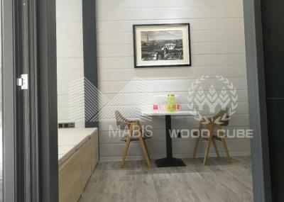 Apronte casas modulares modernas pequenas feitas, casas minúsculas pré-fabricadas prova do tempo