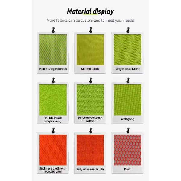 Tejido de malla de tira Seguridad de la construcción Vestido reflector de seguridad