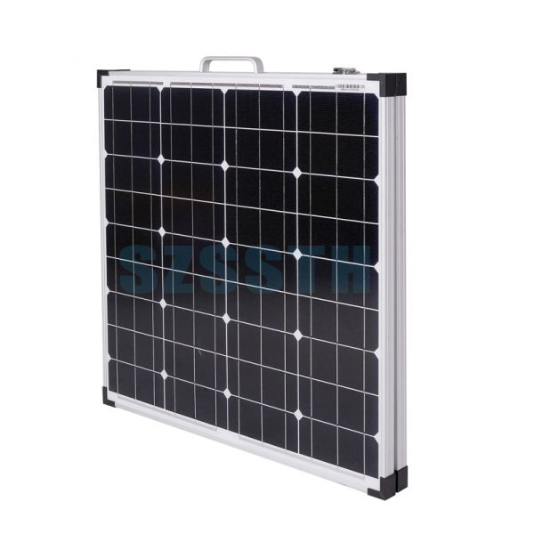 5.56A Glass Fold Up Solar Panels 250W 300W Portable Monocrystalline Solar Panel