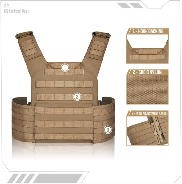 Camo Tactical Gun Bag Rifle Lightweight Military Vest Combat 12x15 Inches