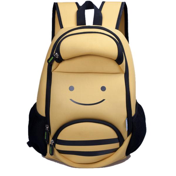 Smile Face Small Child Backpack , Custom Kids Backpacks For Preschoolers