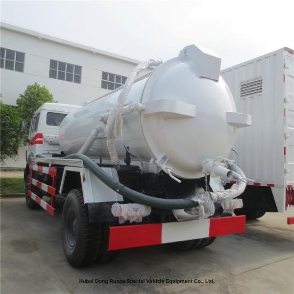 Beiben 8000L -10000L Septic Vacuum Trucks , Cesspit Emptier Truck Customized