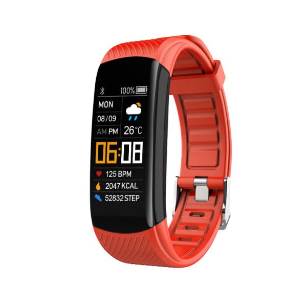 CE Body Temperature Fitness Smart Band 90mAH Waterproof Smart Fitness Tracker