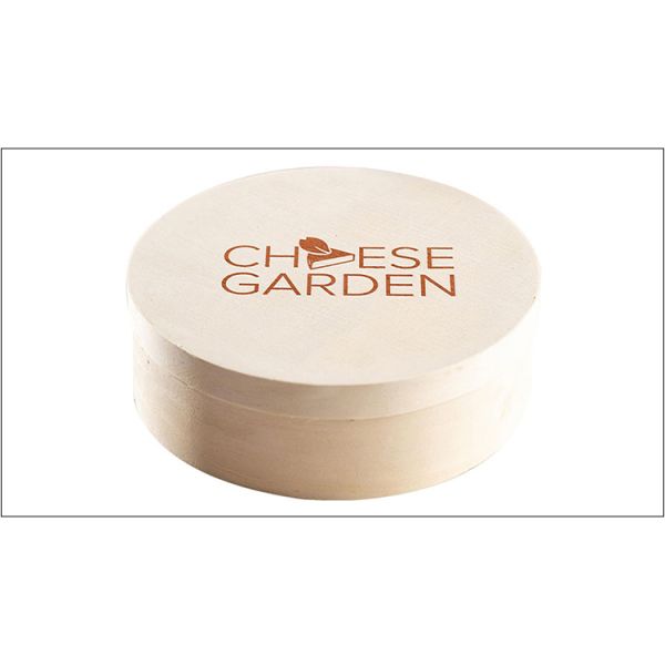 Custom Logo Poplar Bark or Custom Round Wood Veneer Fruits Container for Eco-friendly