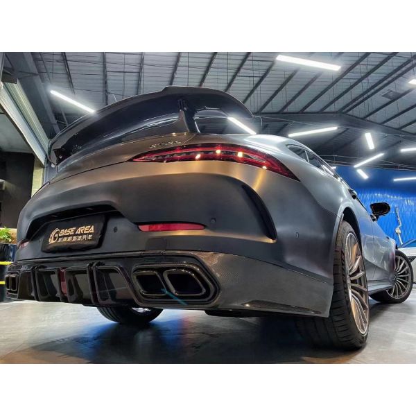 Pièces détachées pour Mercedes-Benz AMG GT50 GT53 Carrosserie en fibre de carbone GT50 GT53 Gt63 Diffuseur en fibre de carbone Spoiler en fibre de carbone