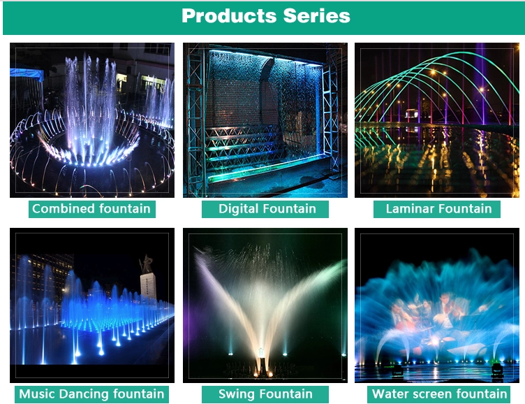 Струя воды ламинарной подачи фонтана 4M3/H бассейна