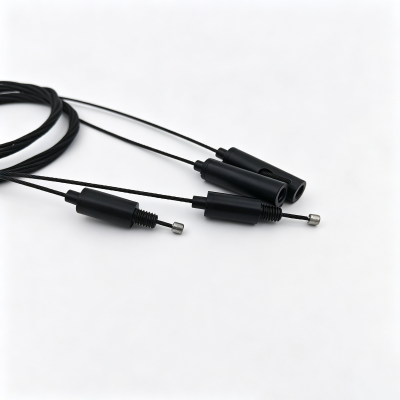Factory OEM Custom Black Adjustable Cable Gripper Complete Brass Wire Rope EDP Coated Indoor Ceiling Lamp Suspension Accessory