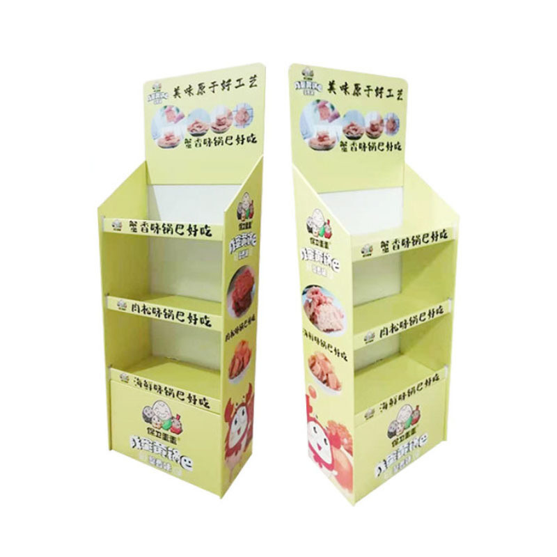 Retail Racks Commercial Sectional Display Furniture with Custom Print Corrugated Stand