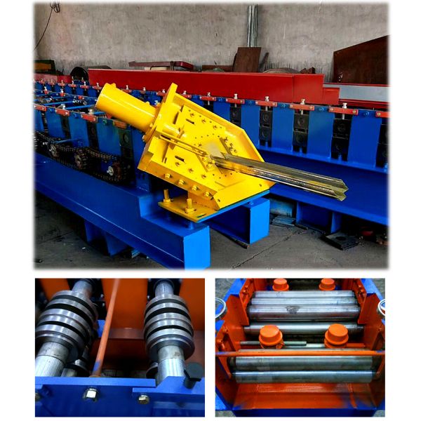 Automatic Steel Door Frame Roll Forming Machine 380V 50Hz 3 Phase Long Time Service