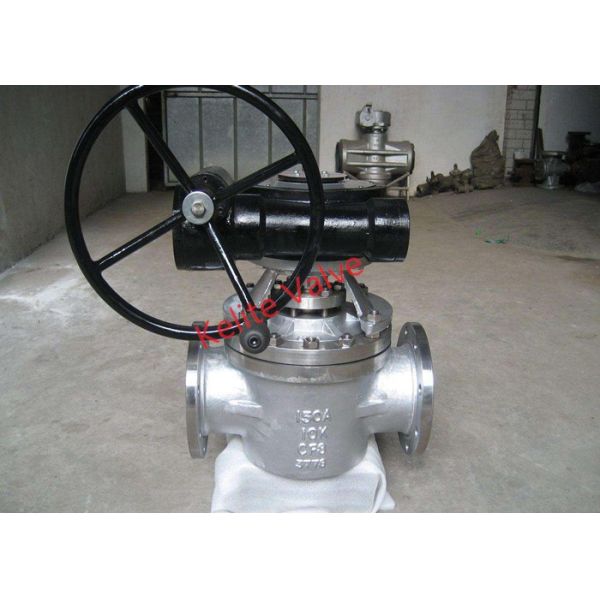 Positive Steel Plug Valve Fast Angular Travel Operation Reliable Sealing