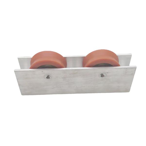 Middle East Hot Sales Aluminium Box Roller 30mm V Shape Double Nylon Pulley Wheel Aluminium Sliding Door Rollers