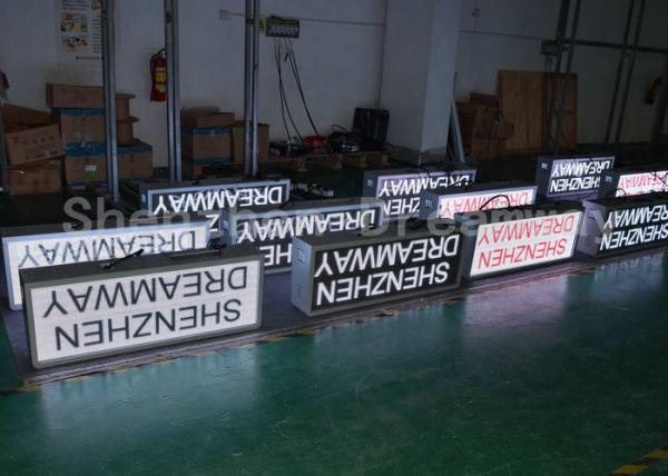 Waterproof 4g Wireless Taxi LED Display Sign P5 Two Sides 1.6mm Thickness PCB 600W