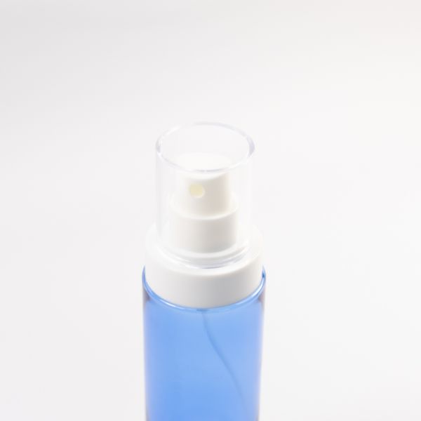 Square 300ml Plastic Cosmetic Bottles With Sprayer Cleansing Water Toner