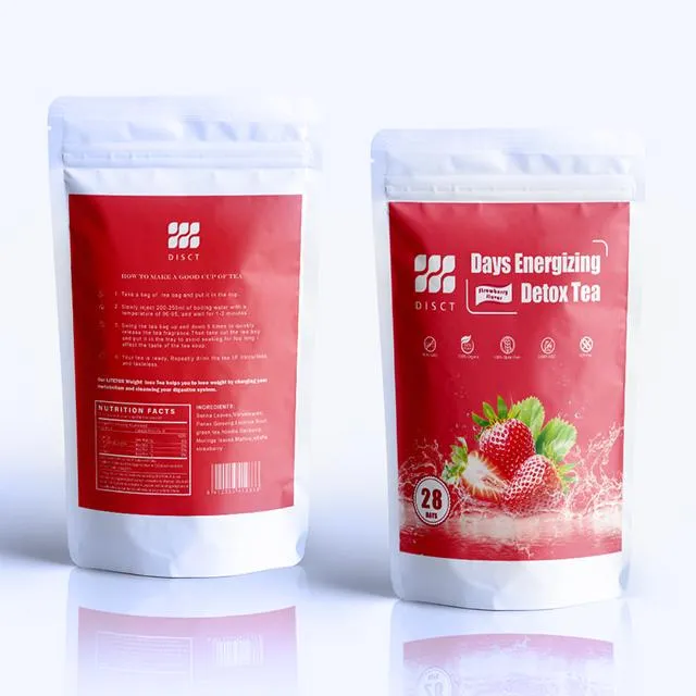 Slimming Reducing tea 28 Days Strawberry Flavor No Side Effect Healthy weight loss