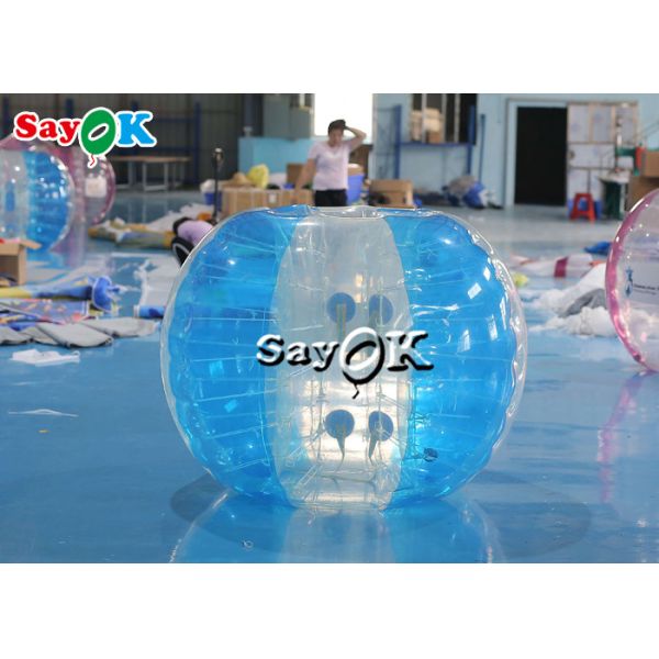 Надувные карнавальные игры для взрослых TPU PVC Body Zorb Bumper Ball Set Прозрачный синий розовый надувной пузырь Футбол