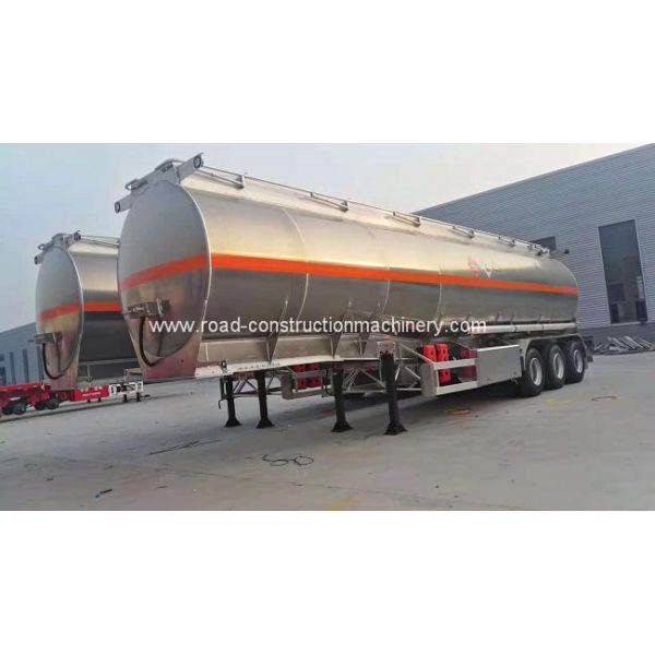 Steel Q345B 3 Axle 45cbm Oil Tank Trailer ADR Flexible Structure
