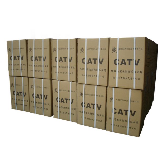 Coaxial Cable Anti-Interference RG59 CATV 75 ohm Drop Cable with ROSH Standard