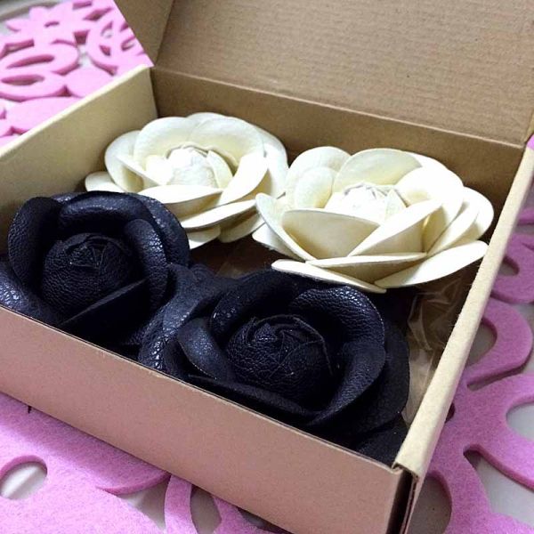 Wedding Decoration Floral Fabric Roses Beautiful Miniature Fabric Flowers