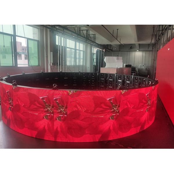 Curved Programmable Flexible LED Displays Screen 3840Hz High Gray