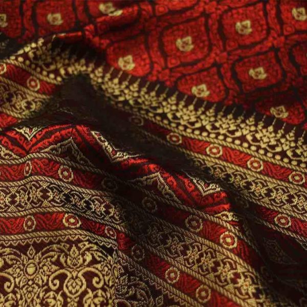 Medium Weight Brocade Fabric Germany Cotton Jacquard Fabric 10 Yards for dress garment
