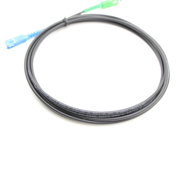FTTH Outdoor Fiber Optic Patch Cables SC APC-SC UPC 3.5mm G657B3 LSZH Black
