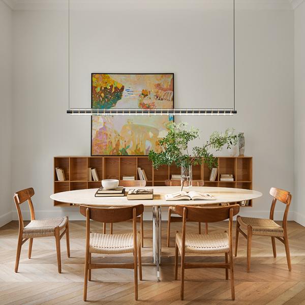 Minimalist long island dining room luxury bar American-style decoration chandelier