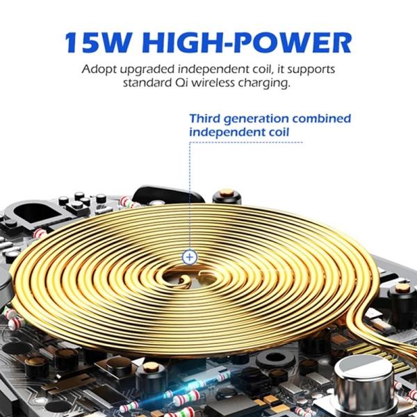 7.5W Qi Wireless Car Charger Air Vent Gravity Scale 145g