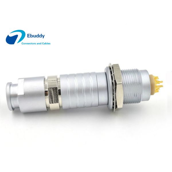 Lemo Circular Push Pull Cable Connector 10 Pin FGG EGG 2B Size Plug And Socket