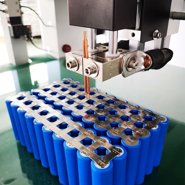 XW-MNA25 Pneumatic Gantry Battery Pack Spot Welding Machine AC 25KVA Foot Pedal Control 800x600mm Table