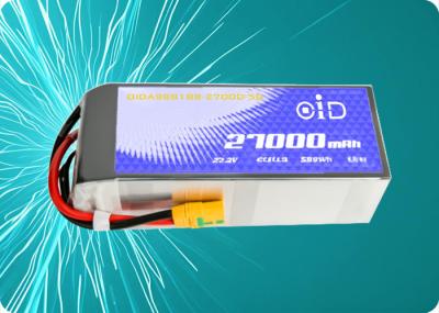 22.2V 27000 mAh Batería 200 ciclos 100A Batería para drones