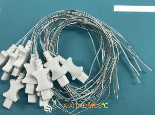 2.252K Disposable General Purpose Medical Temperature Sensor with 30 AWG Medical Grade PVC Wire 400 Series