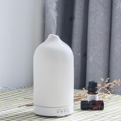Novas cores diferentes Umidificador de óleo essencial elétrico cerâmico Fragrance Home Ultrassônico Aromaterapia Diffuser óleo essencial