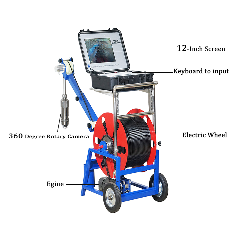 200M 300M 500M 1000M Камера глубокого скважины Камера скважины видео скважина для резервуаров скважин