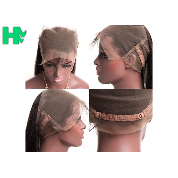 360 Frontal Lace Human Hair Closure Virgin Unprocessed Hair 10-22 Inch